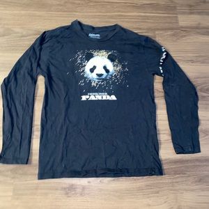 Designer Panda Long Sleeve T-Shirt L